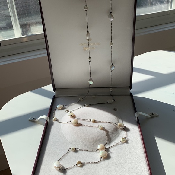 Kate McCullar Pearl and Silver Necklace - Picture 4 of 10
